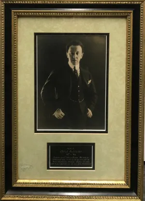 Arthur Rubinstein Autographed Photo, with Inscription, 1928 - APR $10 Value*