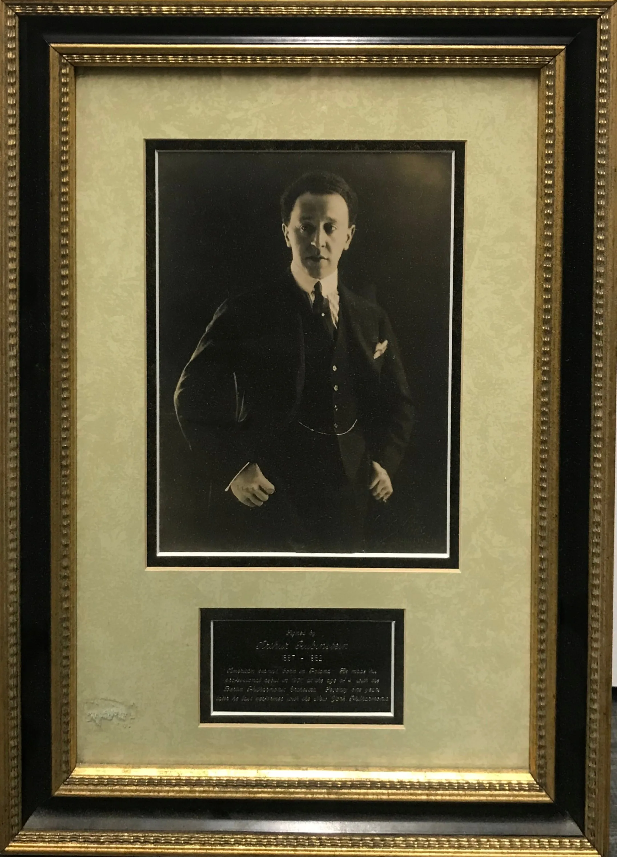 Arthur Rubinstein Autographed Photo, with Inscription, 1928 - APR $10 Value*