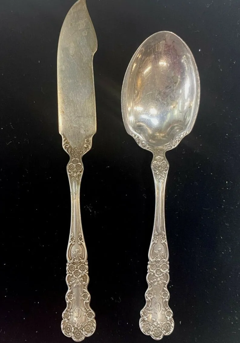 Assorted Serving Utensils 8-Piece Sterling Silver Set - $1K APR Value w/ CoA!