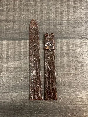 AUDEMARS PIGUET Dark Brown Alligator Watch Strap - $750 APR VALUE w/ CoA! ✓