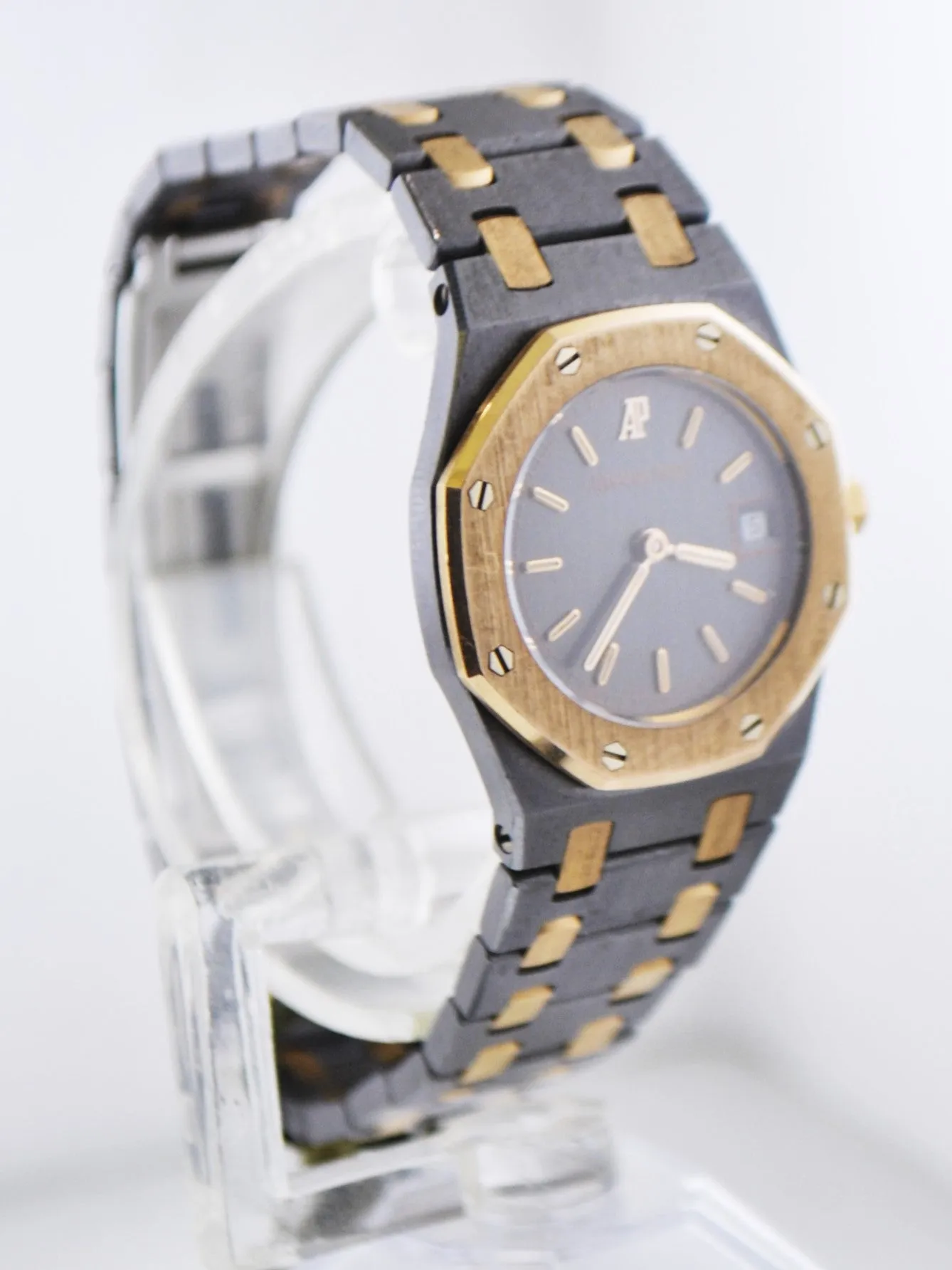AUDEMARS PIGUET Royal Oak Wristwatch Octagonal Bezel in 18K Rose Gold & Titanium - $40K VALUE