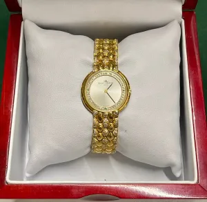 BAUME & MERCIER 18K YG Unisex Watch w/ approx. 520 Diamonds - $60K APR w/ COA!!!