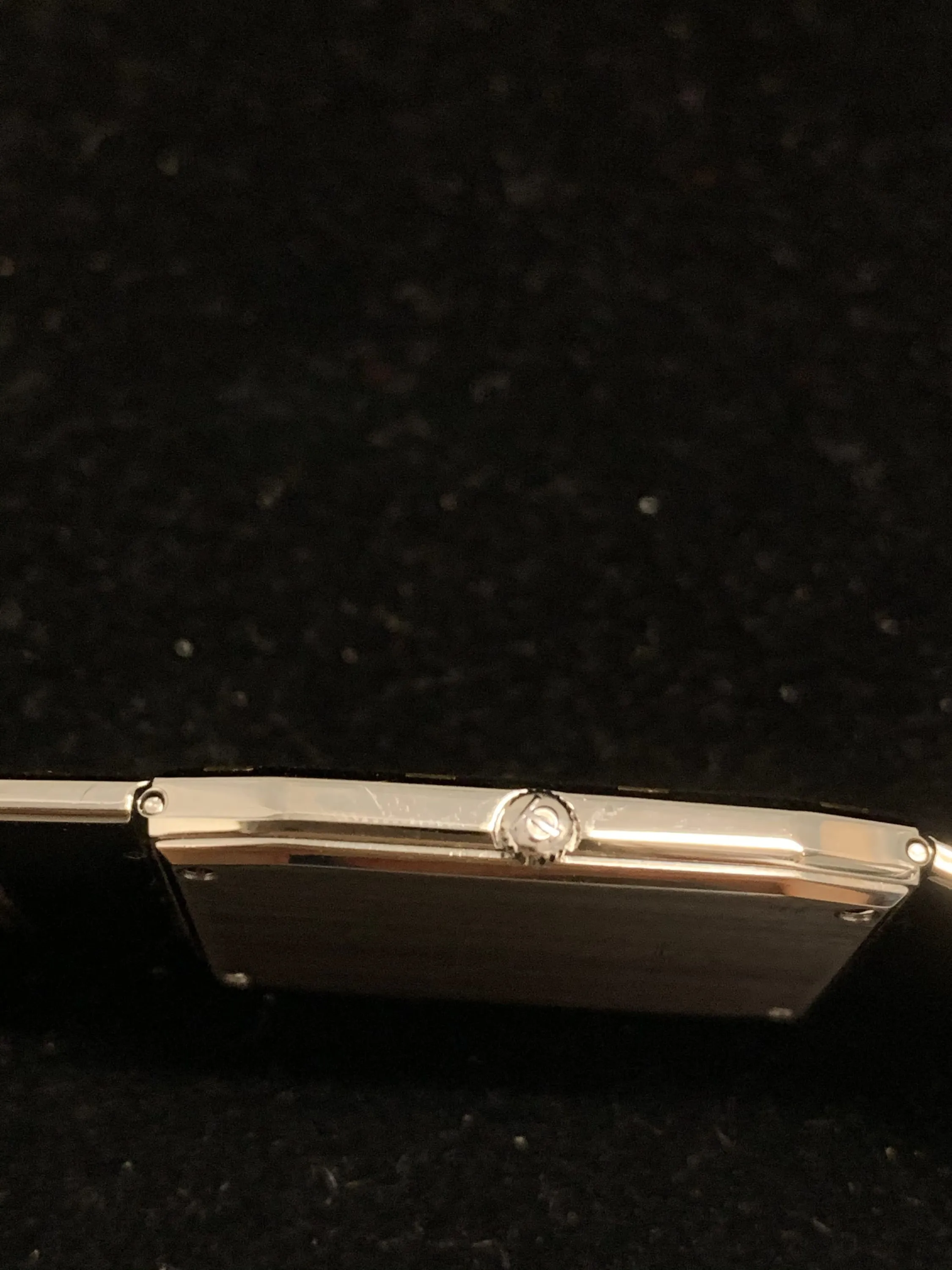 BAUME & MERCIER Vintage c. 1980s 18K Gold Striped Wristwatch - $10K APR Value w/ CoA!