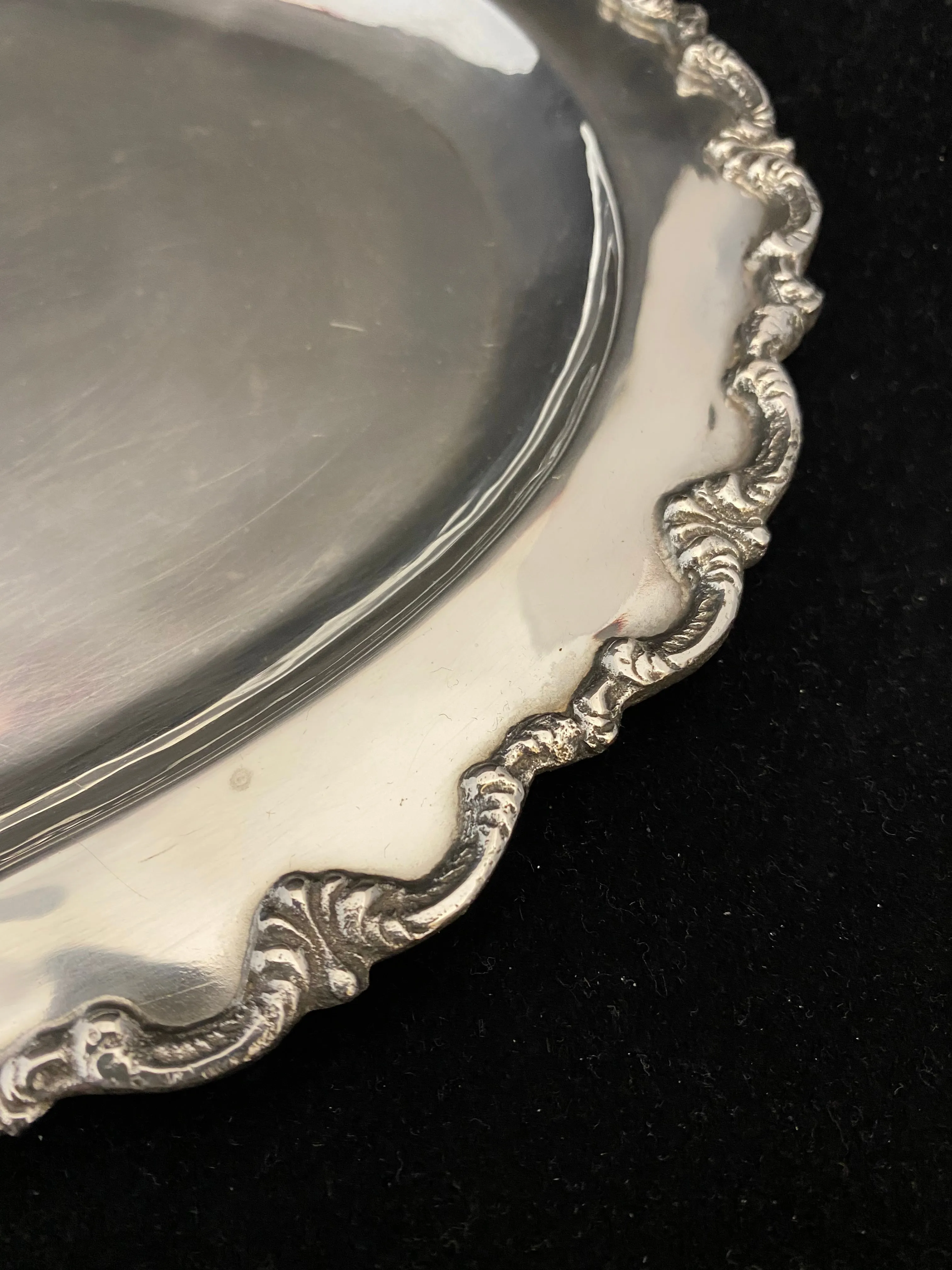 Beautiful Antique Oval Silver Serving Platter - $2K APR Value w/ CoA!
