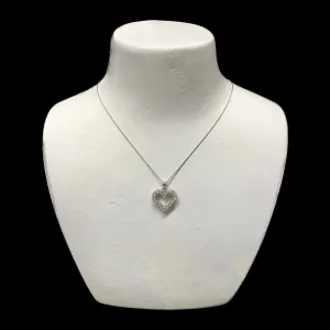 Beautiful Solid White Gold Necklaces with Brilliant Diamonds - $6K APR w/ CoA!!!