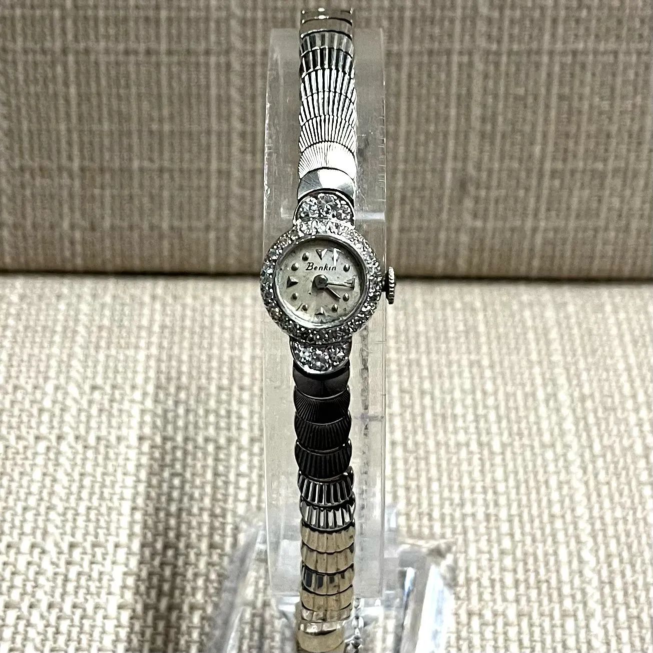 BENKIN Vintage White Gold w/ 30 Diamond Bezel Ladies Watch! - $20K APR w/ COA!!!