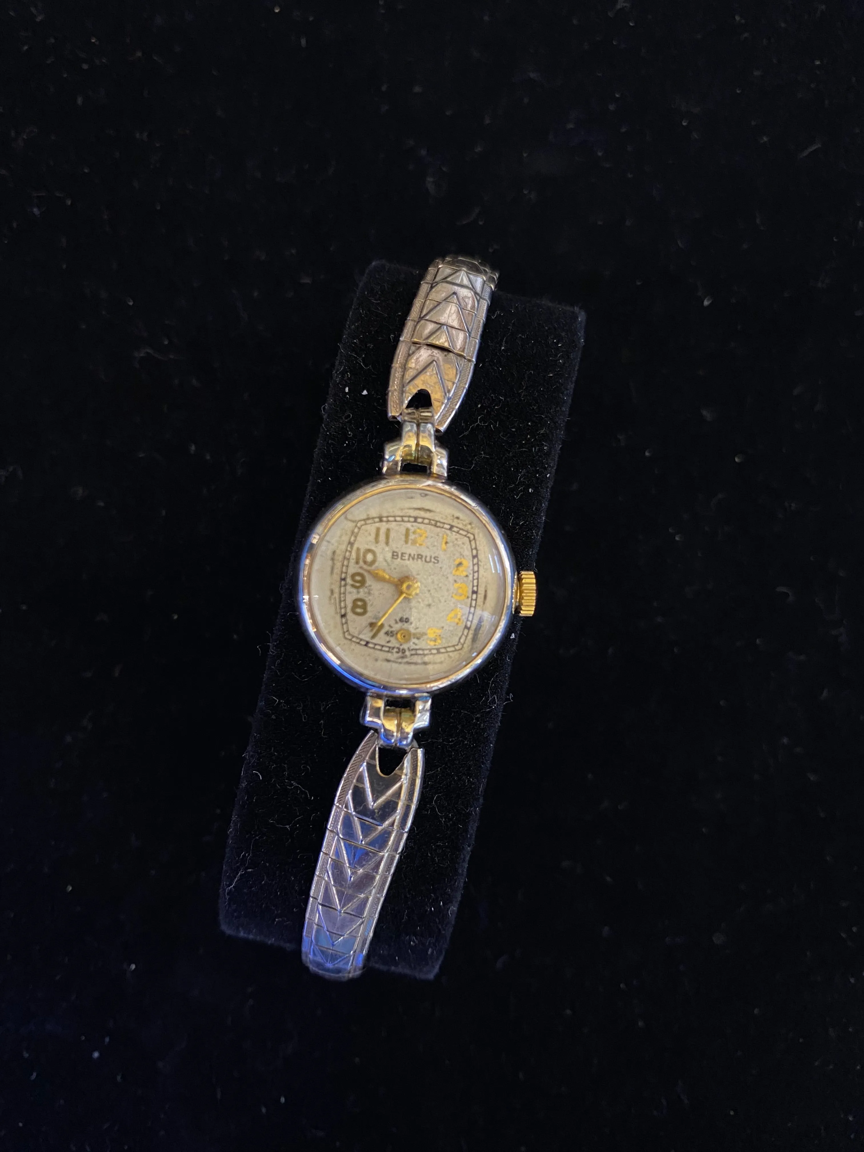 Benrus Gold-Tone SS Ladies Wristwatch! Vintage ca.1940s! - $3k APR w/CoA!|