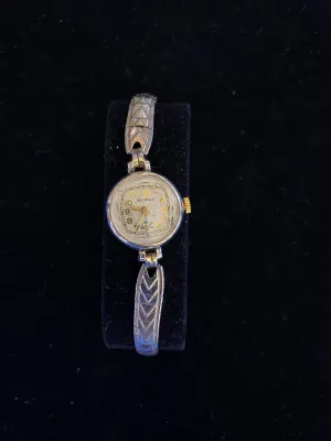 Benrus Gold-Tone SS Ladies Wristwatch! Vintage ca.1940s! - $3k APR w/CoA!|