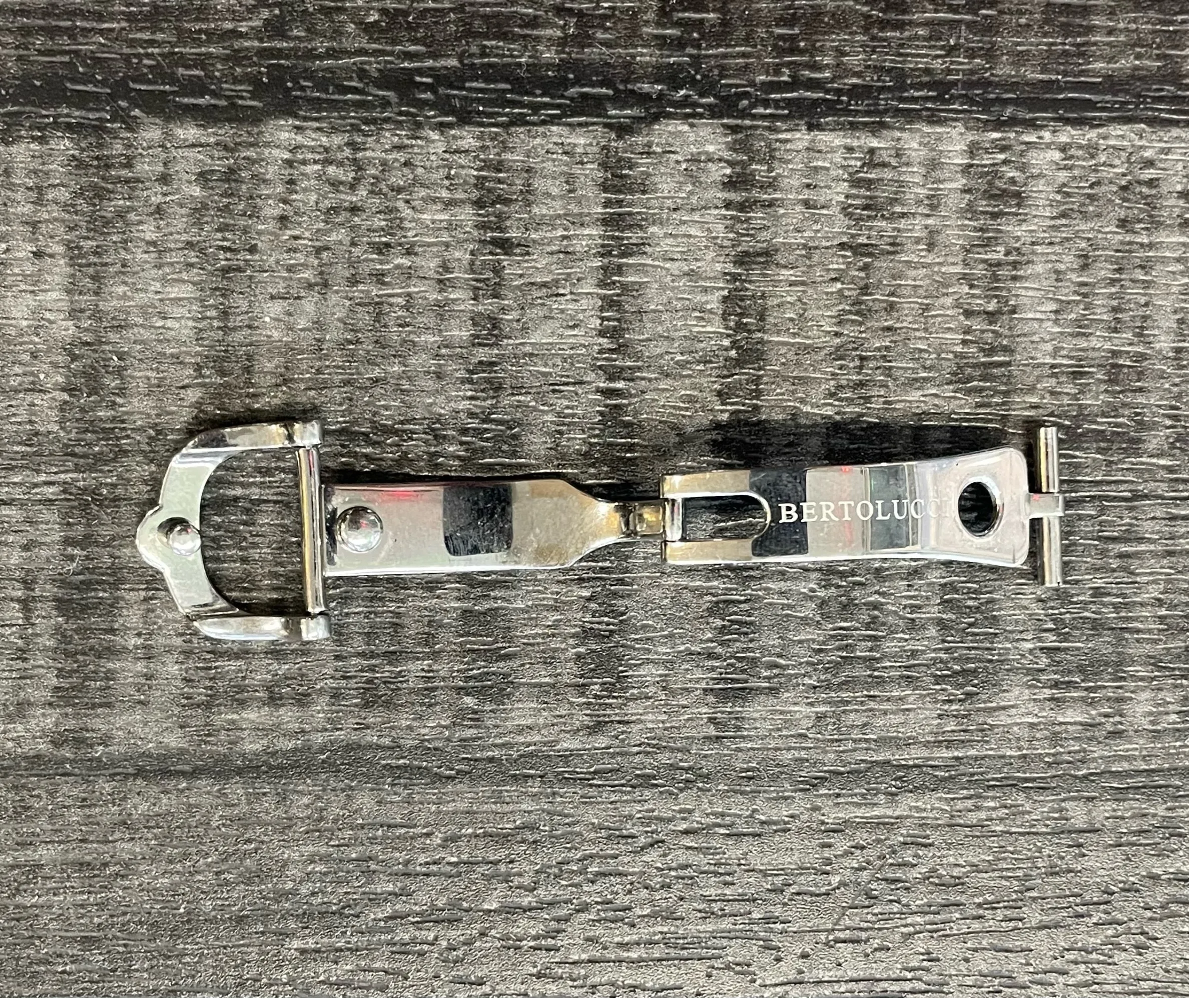 Bertolucci Stainless Steel Deployment Buckle Type - $700 APR w/ CoA!