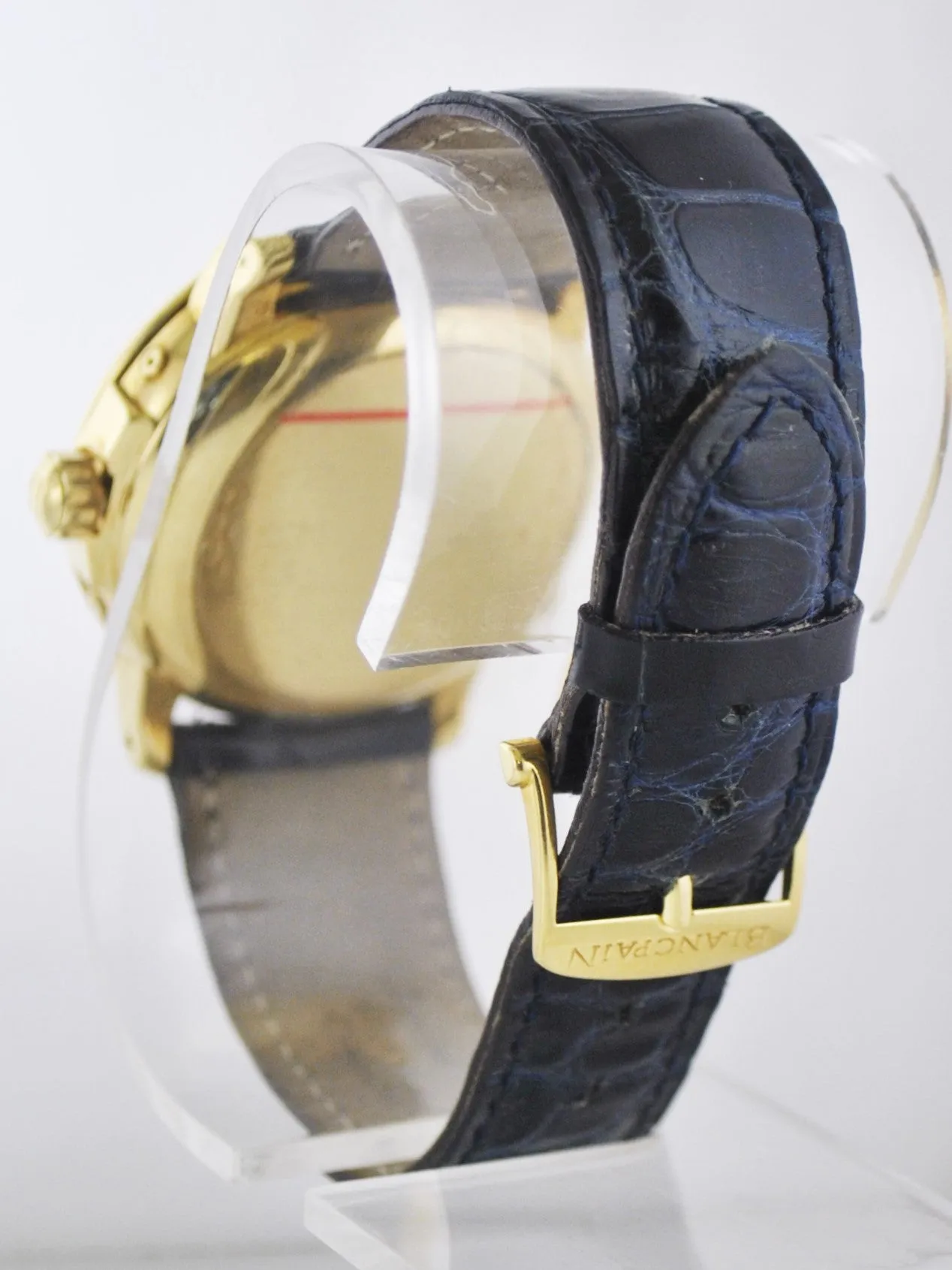 BLANCPAIN 18K YG Day-Date Moonphase & Flip Case Skeleton Back - $200K APR w/ COA