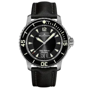 Blancpain Fifty Fathoms Grande Date 45mm Mens Watch 5050-12B30-B52A
