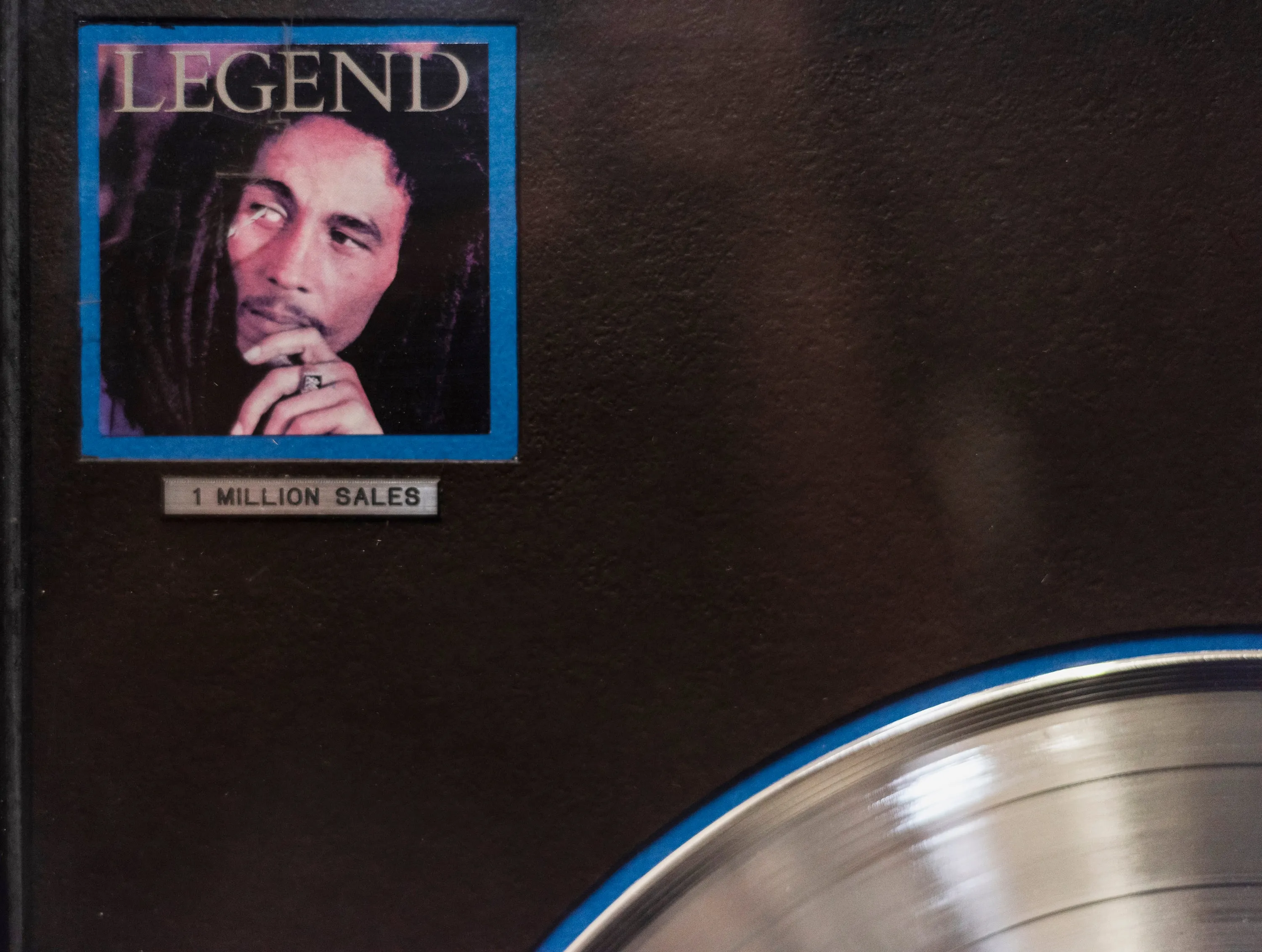 Bob Marley "Legend" Multi-Platinum Award, C. 1984 Unique - $30K APR w/ CoA!