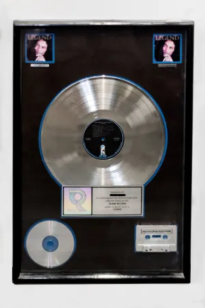 Bob Marley "Legend" Multi-Platinum Award, C. 1984 Unique - $30K APR w/ CoA!