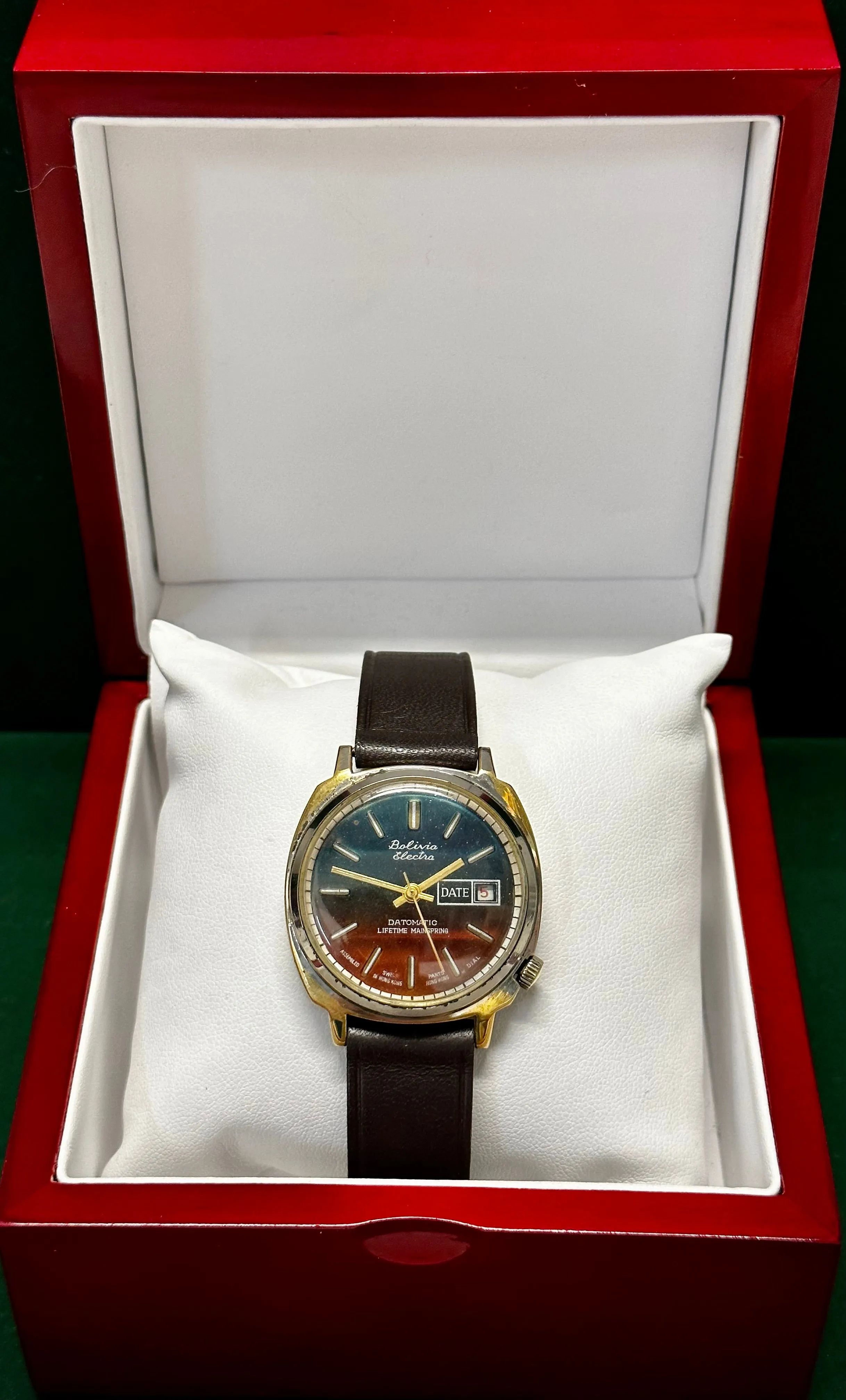 Bolivia Electra Colorful Dial Mechanical Movement Wristwatch - $3K APR w/ COA!!