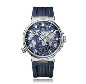 Breguet Marine Hora Mundi 18K White Gold Men's Watch