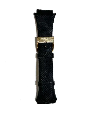 BREIL Padded Black Genuine Aqualino Watch Strap - $800 APR w/ CoA!