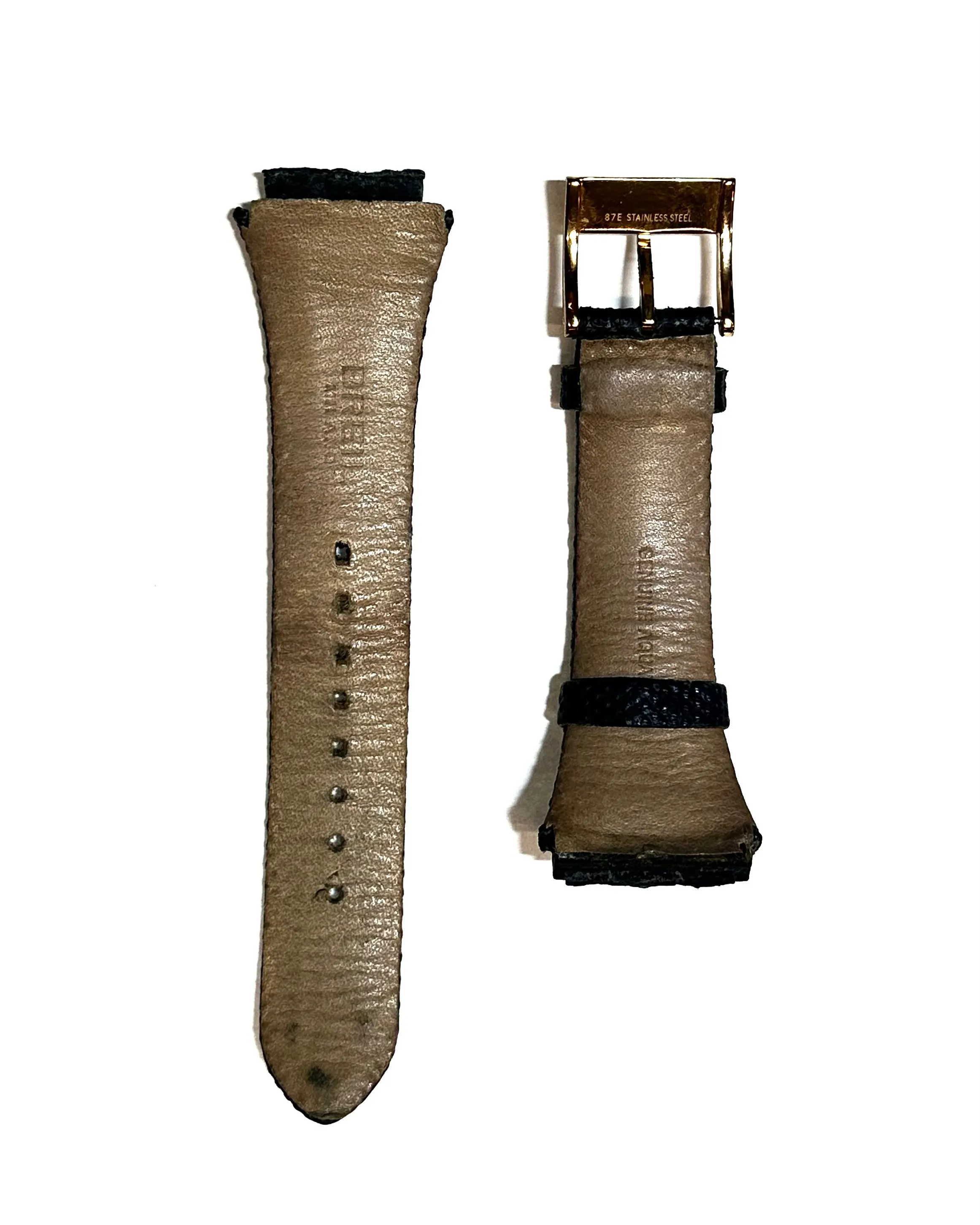 BREIL Padded Black Genuine Aqualino Watch Strap - $800 APR w/ CoA!