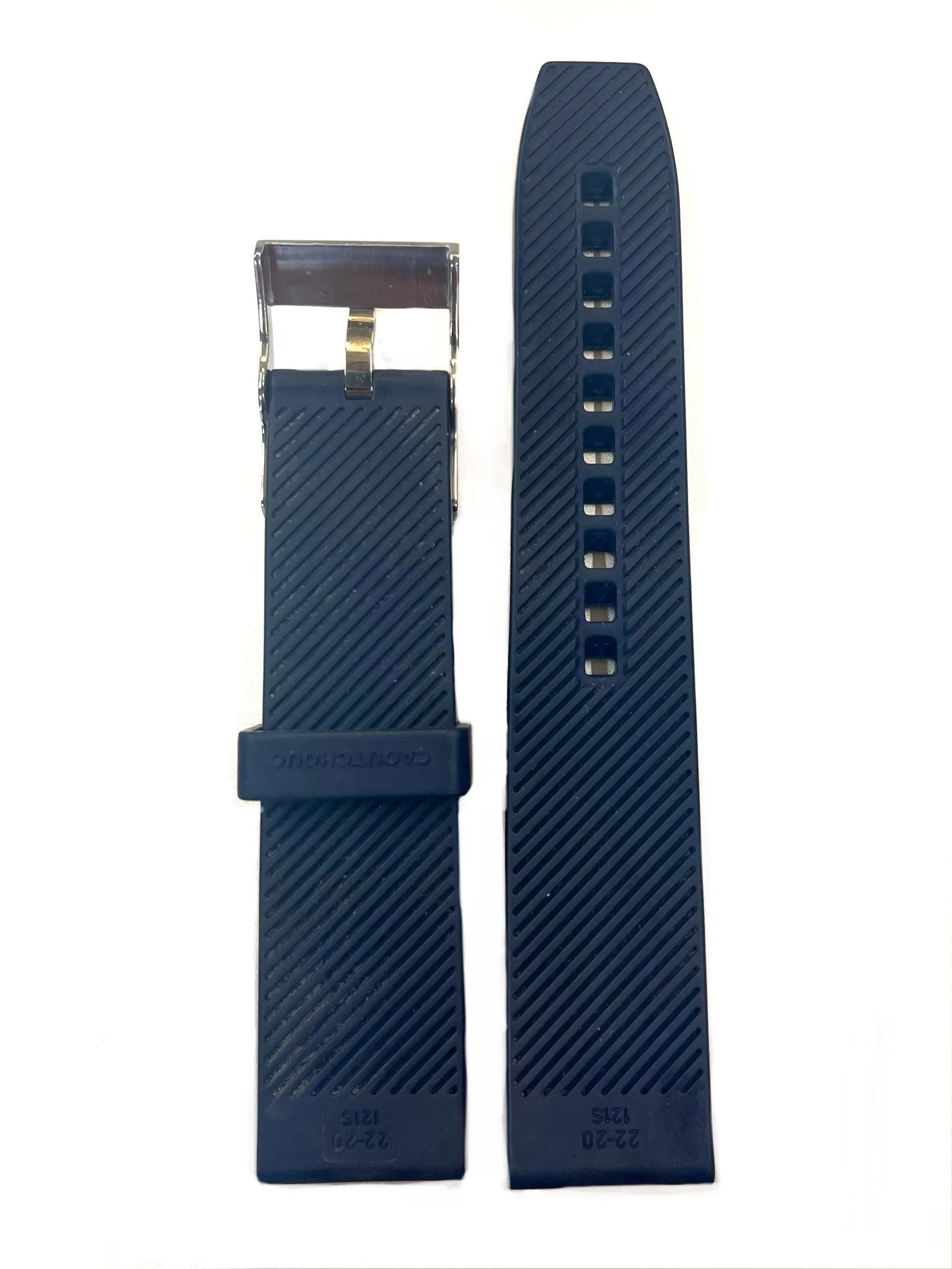 Breitling Brand New Blue Rubber Watch Strap -$650 APR w/ CoA!