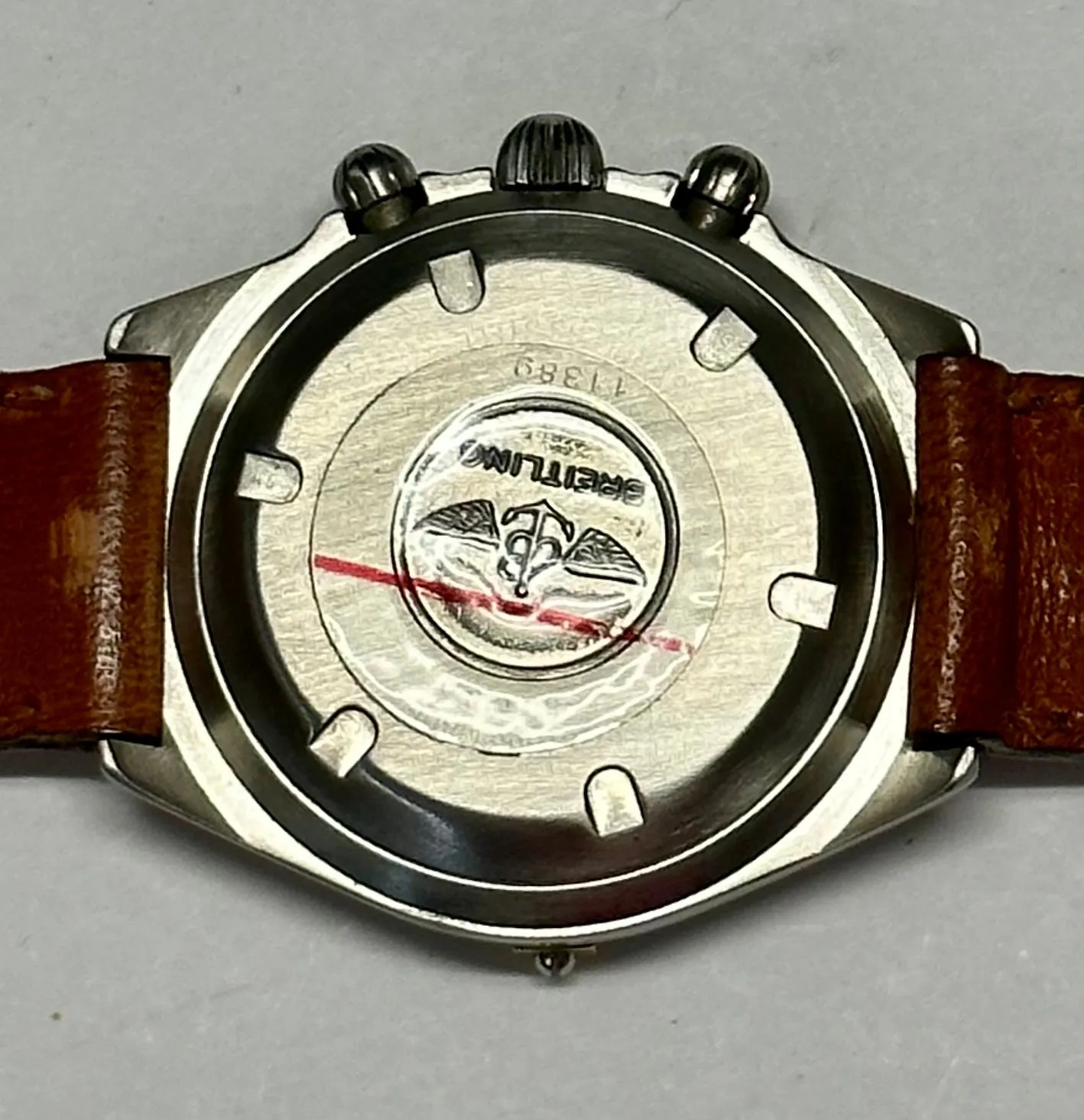 BREITLING Chronograph Mechanical Unisex Wristwatch w/ Rare Dial- $15K APR w/ COA
