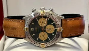 BREITLING Chronograph Mechanical Unisex Wristwatch w/ Rare Dial- $15K APR w/ COA
