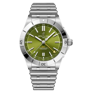 Breitling Chronomat Automatic GMT 40 Giannis Antetokounmpo Watch with Stainless Steel Bracelet