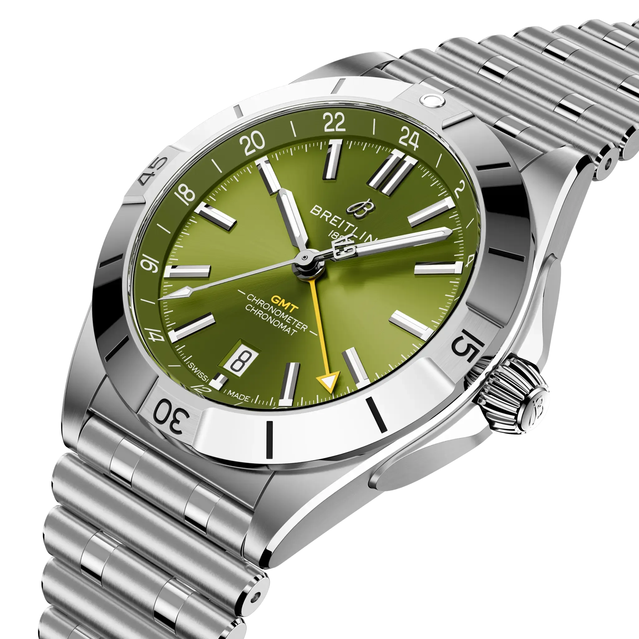 Breitling Chronomat Automatic GMT 40 Giannis Antetokounmpo Watch with Stainless Steel Bracelet