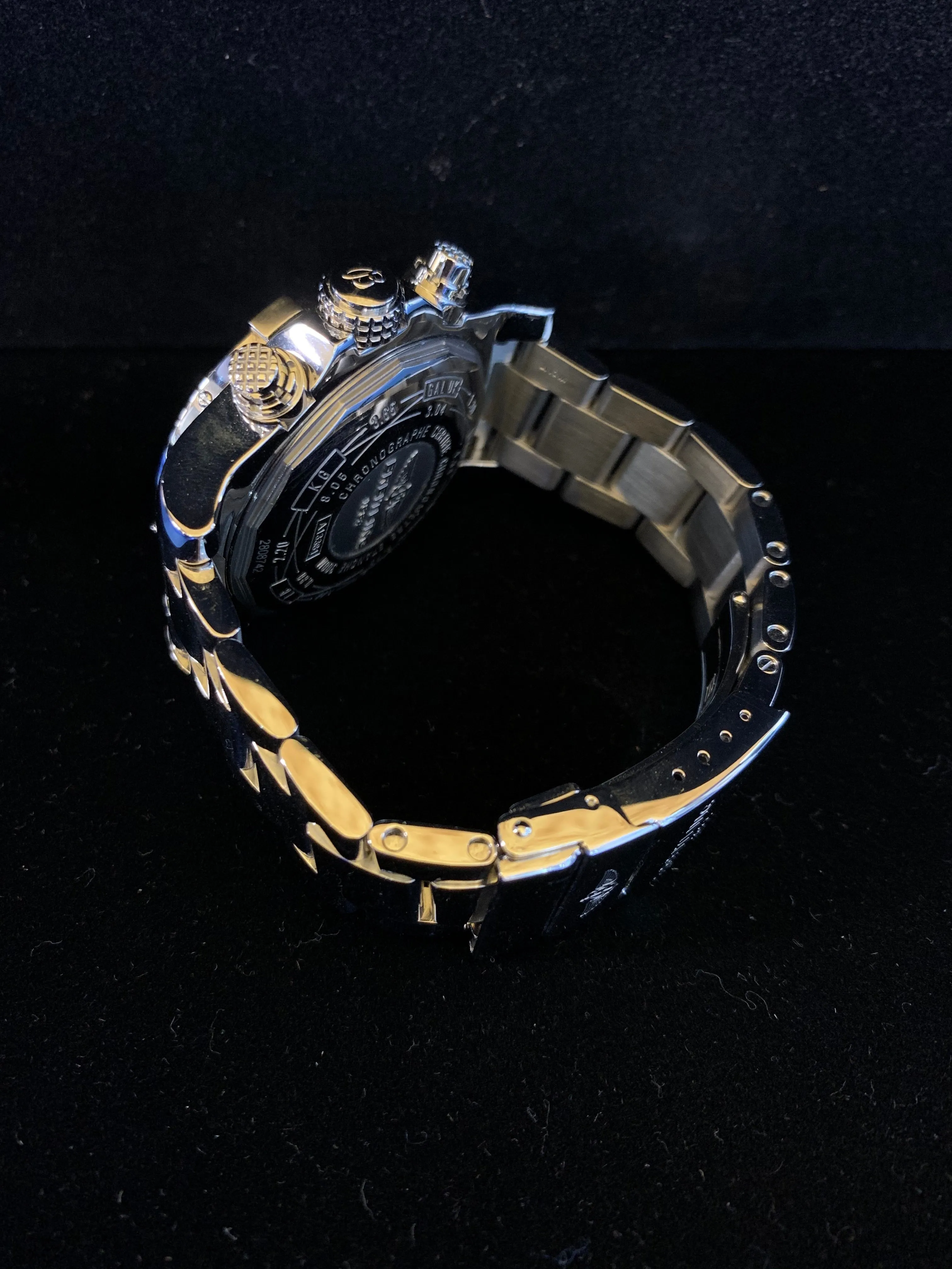 BREITLING JUMBO CHRONOGRAPH AUTOMATIC PERPETUAL MEN’S WATCH WITH BREITLING SIGNATURE! – $10K APR w/CoA!|