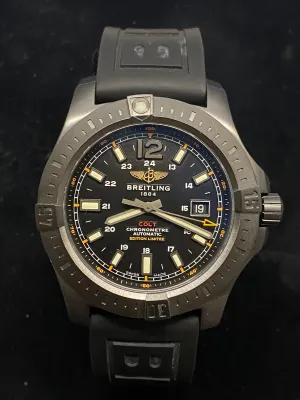 BREITLING Limited Edition #44/100 Colt Automatic Men's Watch, Ref. M17388 - $10K Appraisal Value! ✓