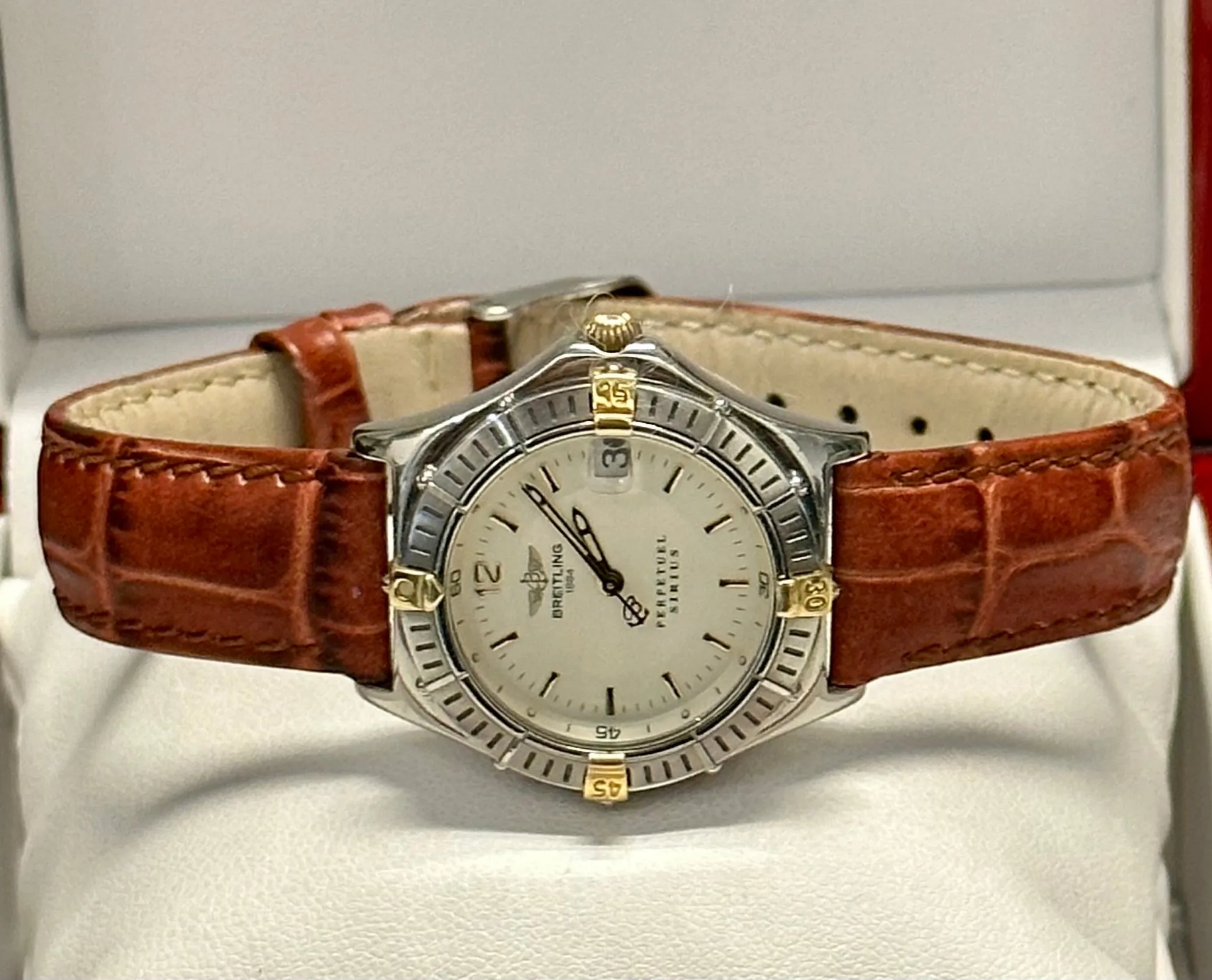 BREITLING Perpetuel Sirius Stainless Steel Men's Wristwatch - $8K APR w/ COA!!!!