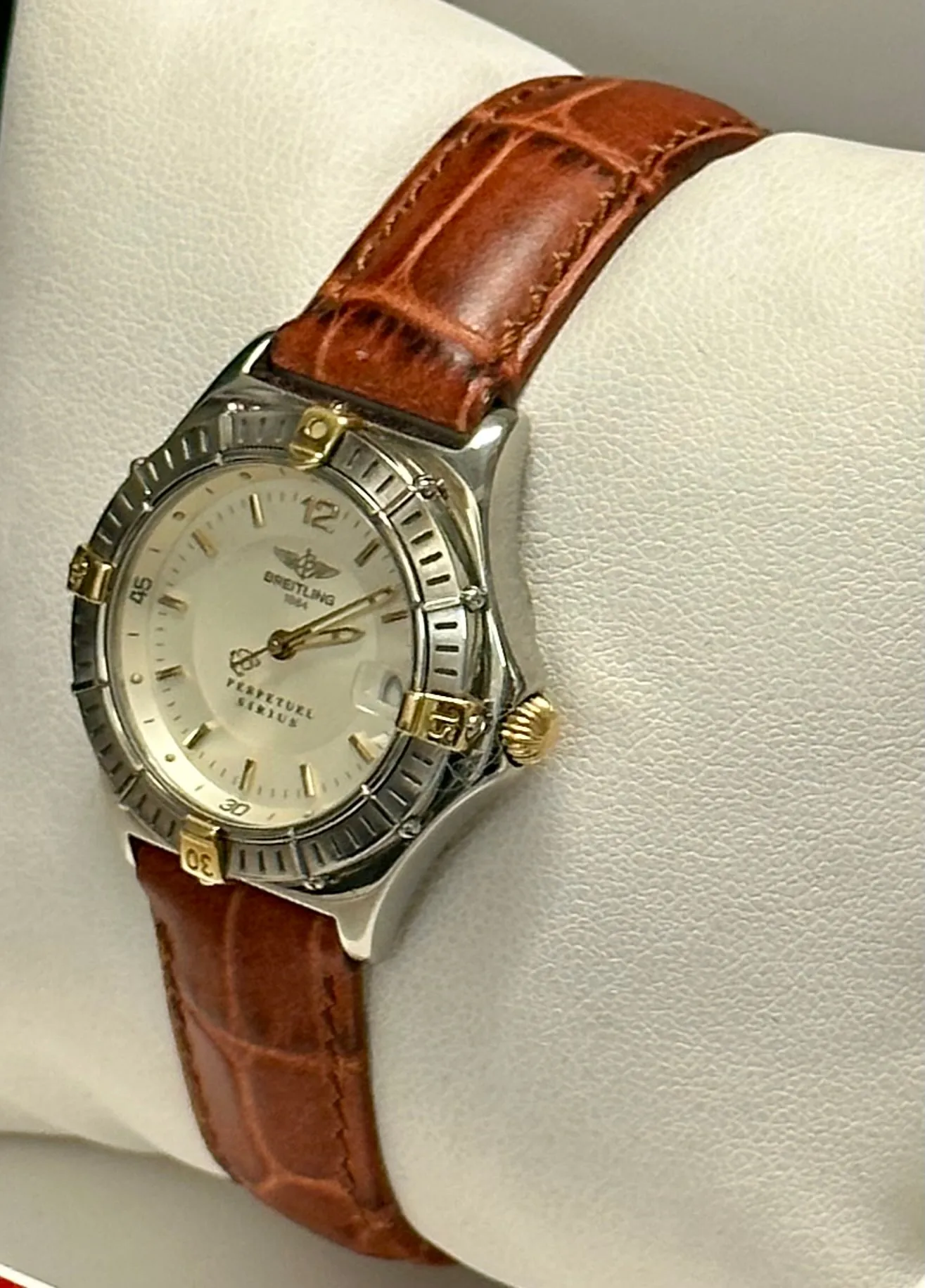 BREITLING Perpetuel Sirius Stainless Steel Men's Wristwatch - $8K APR w/ COA!!!!