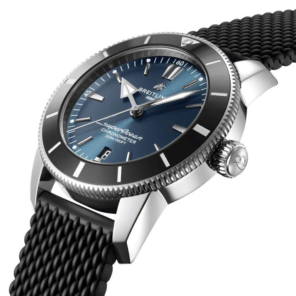 Breitling Superocean Heritage B20 44mm Blue Dial Automatic Gents Watch AB20304A1C1S1