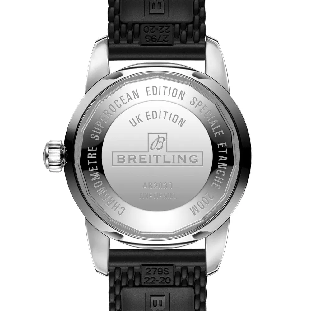 Breitling Superocean Heritage B20 44mm Blue Dial Automatic Gents Watch AB20304A1C1S1