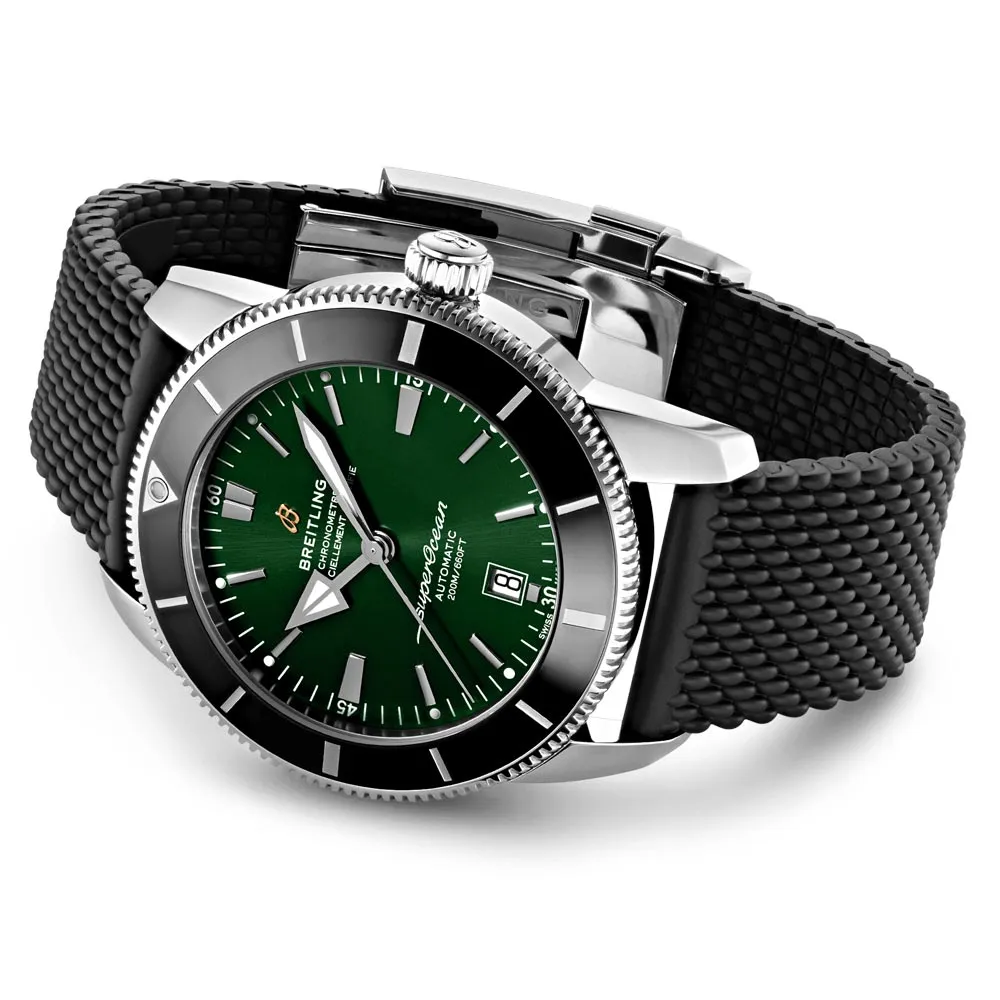 Breitling Superocean Heritage B20 46mm Green Dial Automatic Gents Watch AB2020121L1S1