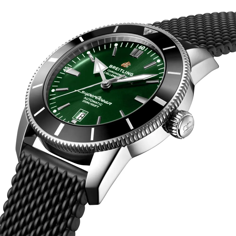 Breitling Superocean Heritage B20 46mm Green Dial Automatic Gents Watch AB2020121L1S1