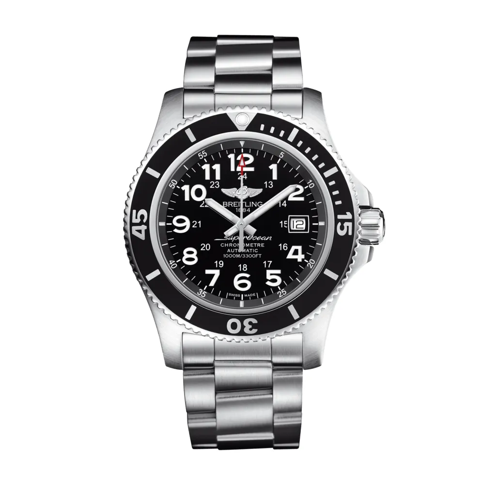 Breitling Superocean II Automatic Men's Black Dial 44mm Watch A17392D7/BD68/162A