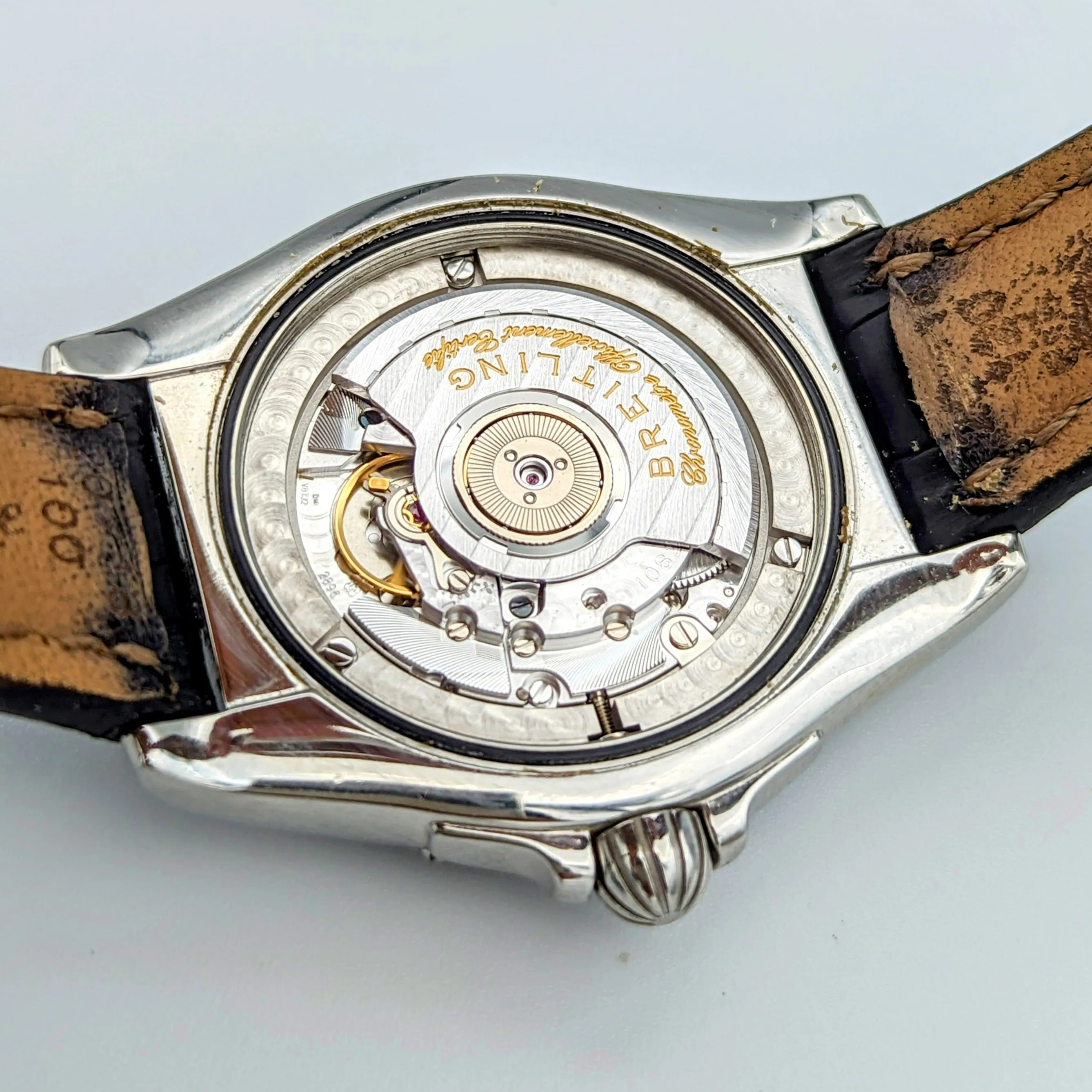 BREITLING Windrider Cockpit Watch Chronometer Officiellement Certifie 300M Wristwatch
