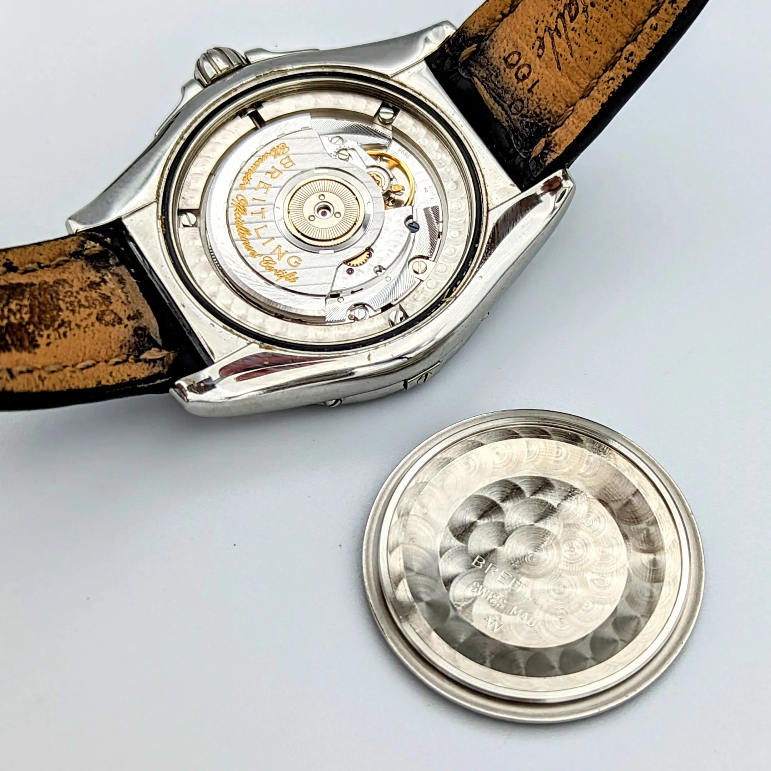 BREITLING Windrider Cockpit Watch Chronometer Officiellement Certifie 300M Wristwatch