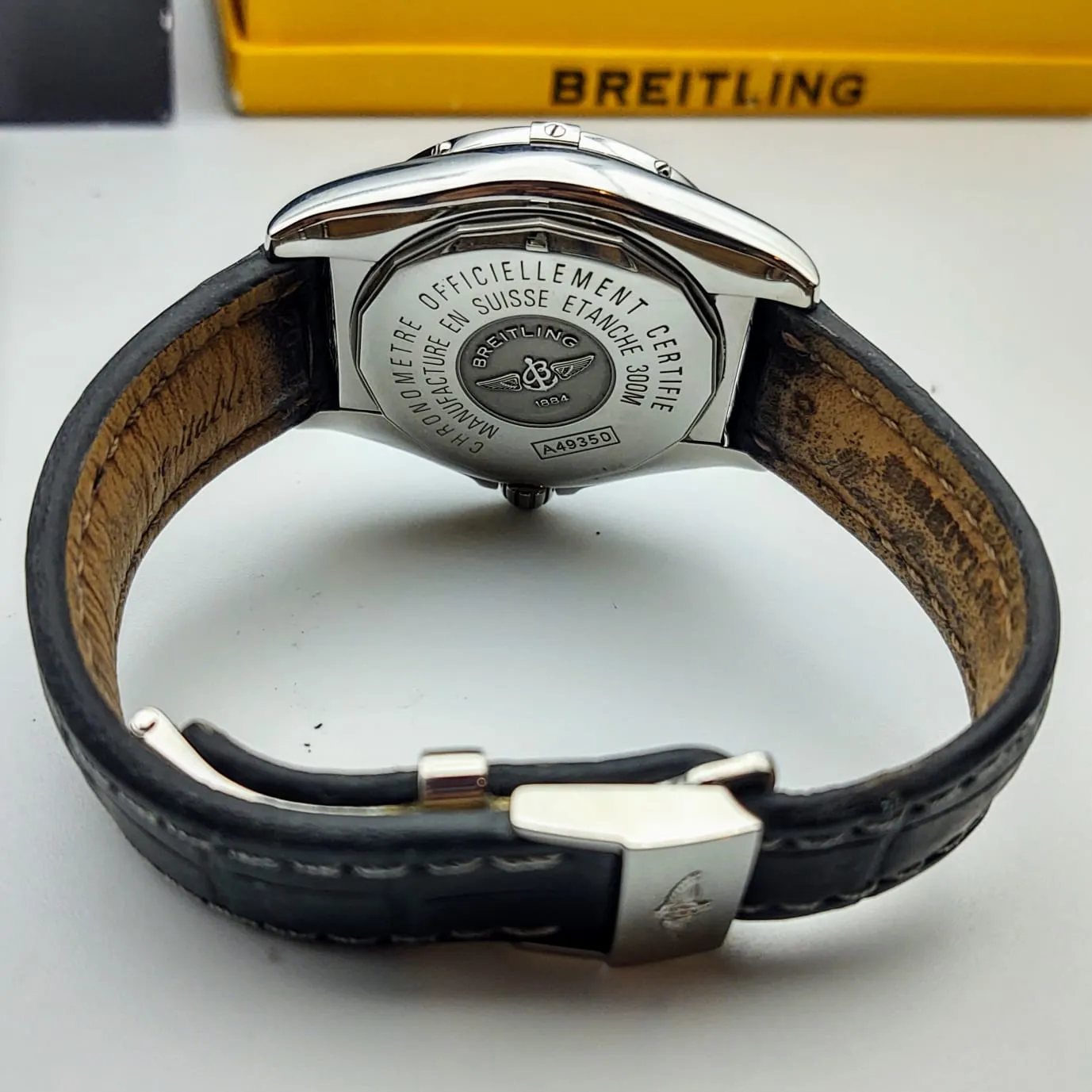 BREITLING Windrider Cockpit Watch Chronometer Officiellement Certifie 300M Wristwatch
