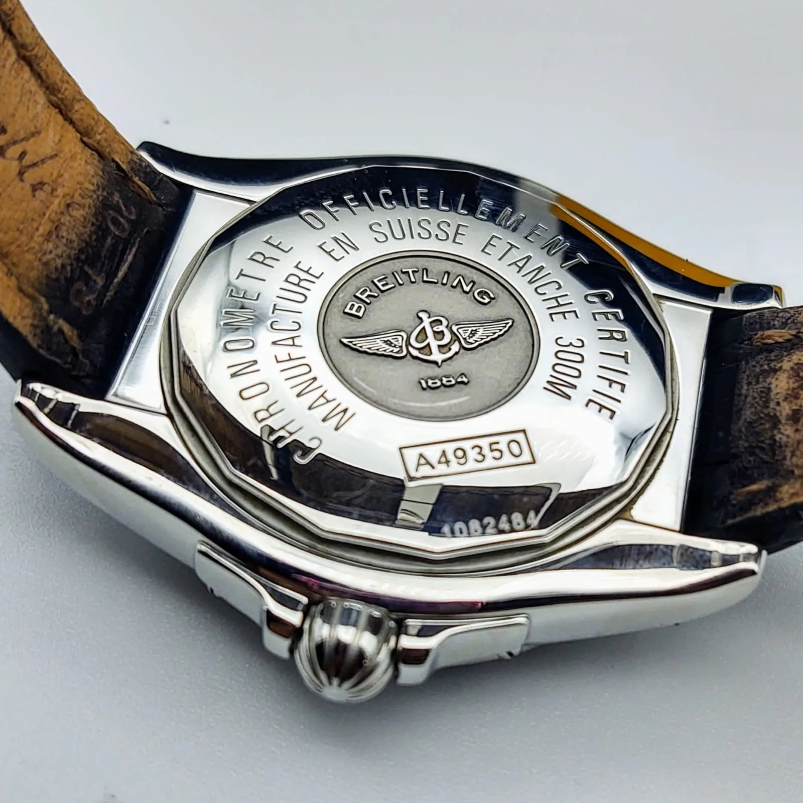 BREITLING Windrider Cockpit Watch Chronometer Officiellement Certifie 300M Wristwatch