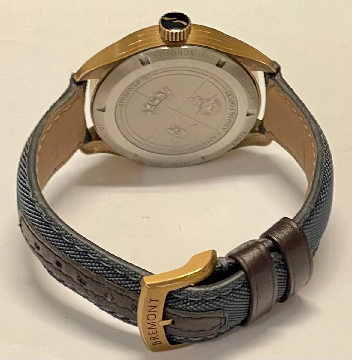 BREMONT Chronometre Solid Bronze Waterproof Automatic Wristwatch-$10K APR w/COA!