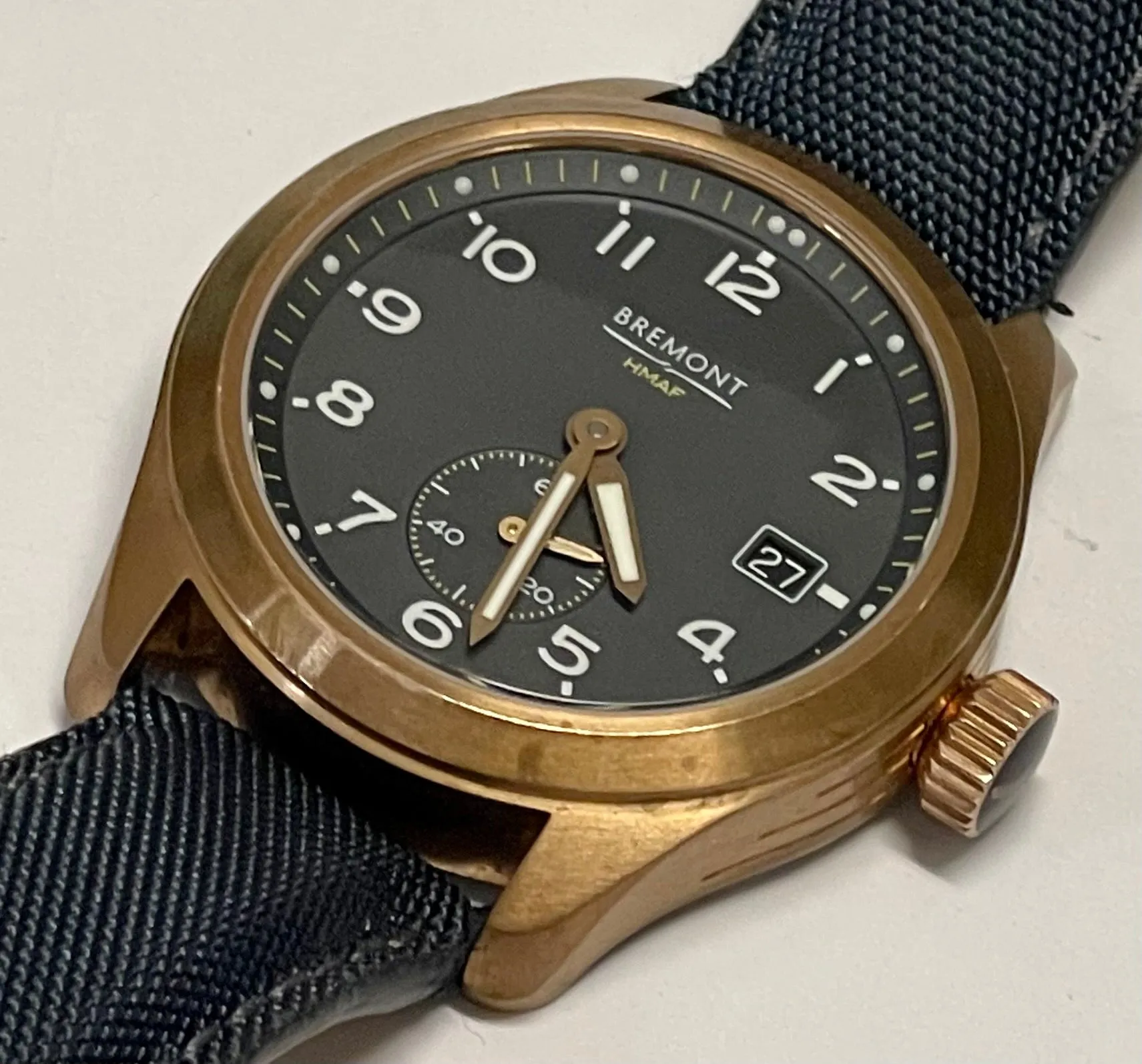 BREMONT Chronometre Solid Bronze Waterproof Automatic Wristwatch-$10K APR w/COA!