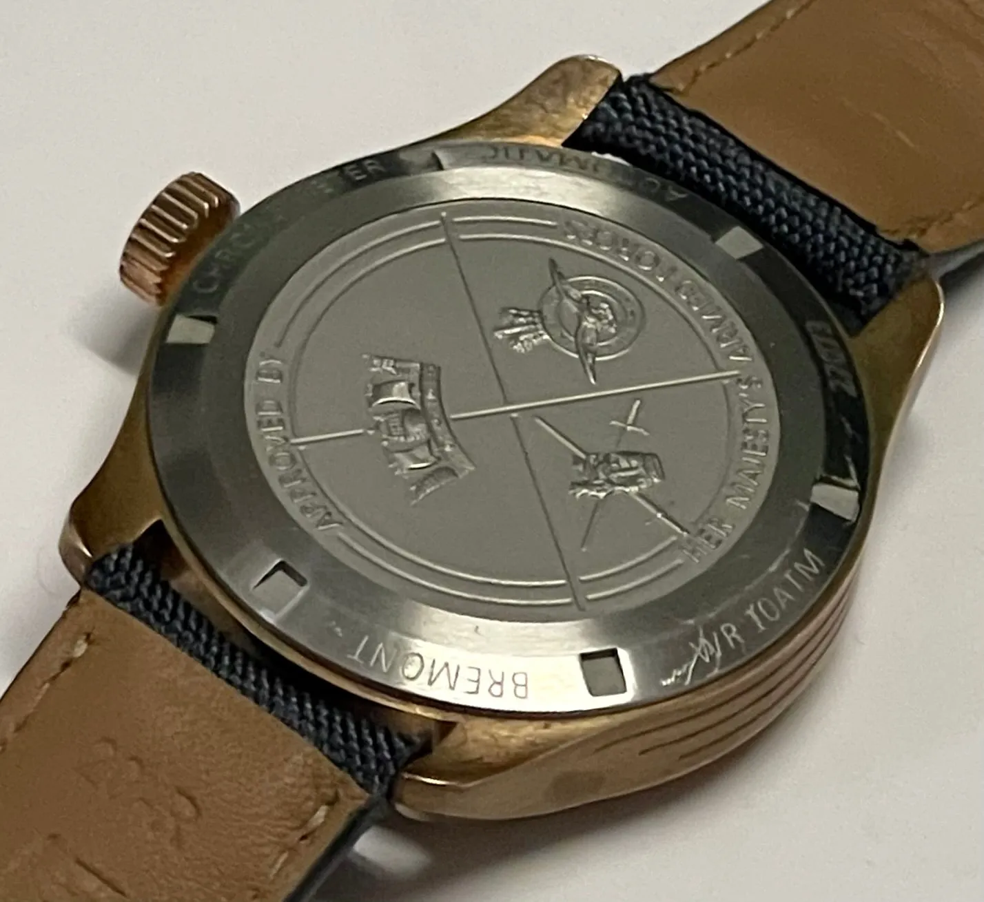 BREMONT Chronometre Solid Bronze Waterproof Automatic Wristwatch-$10K APR w/COA!