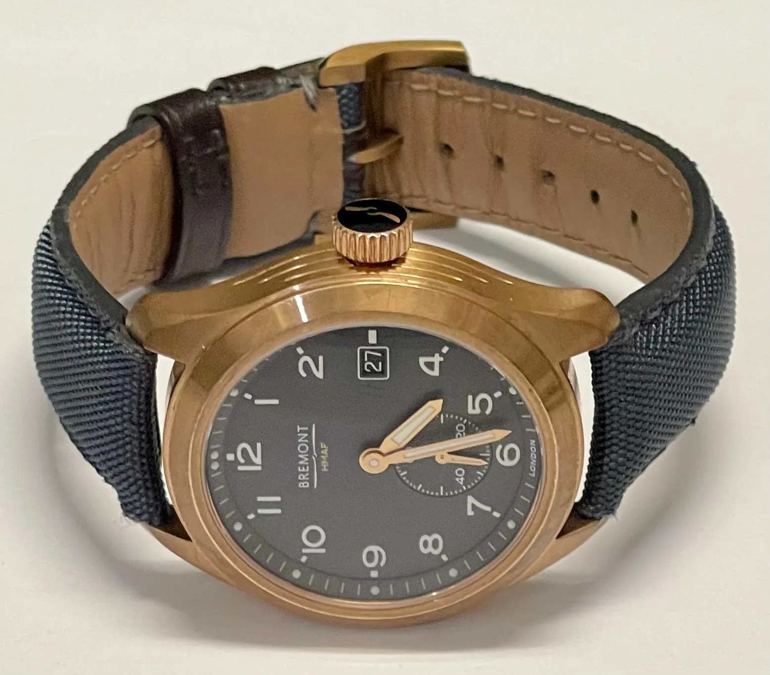BREMONT Chronometre Solid Bronze Waterproof Automatic Wristwatch-$10K APR w/COA!