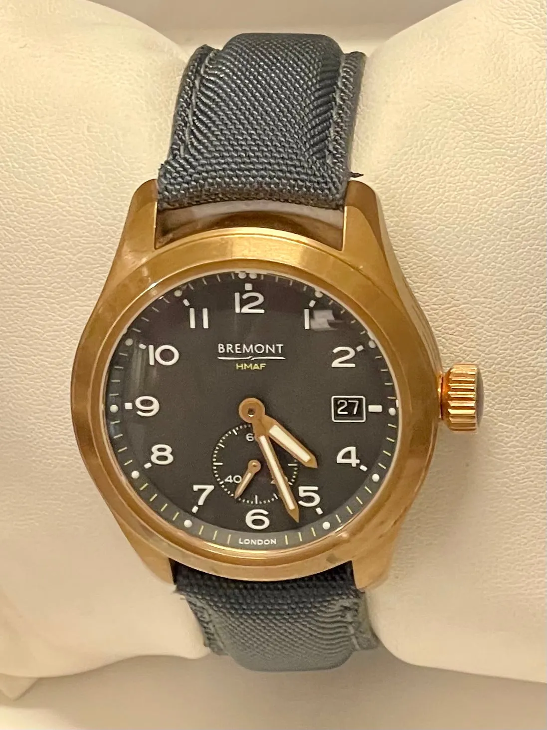 BREMONT Chronometre Solid Bronze Waterproof Automatic Wristwatch-$10K APR w/COA!