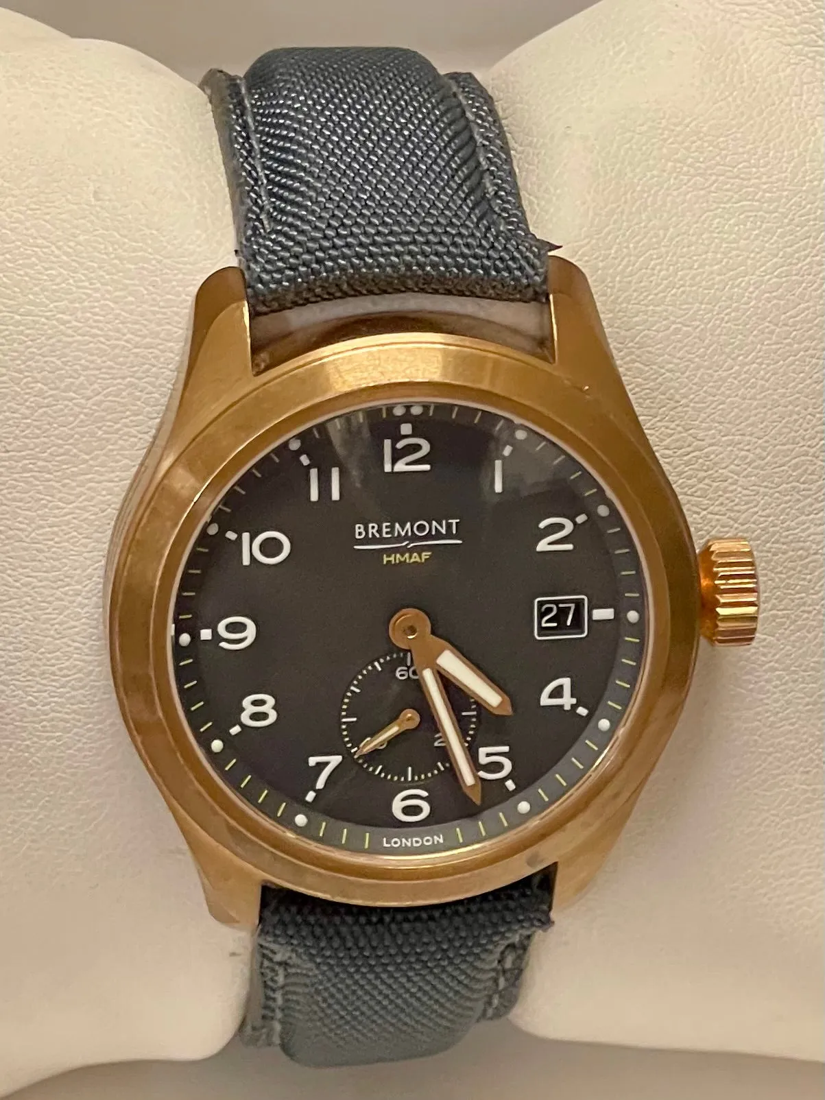 BREMONT Chronometre Solid Bronze Waterproof Automatic Wristwatch-$10K APR w/COA!