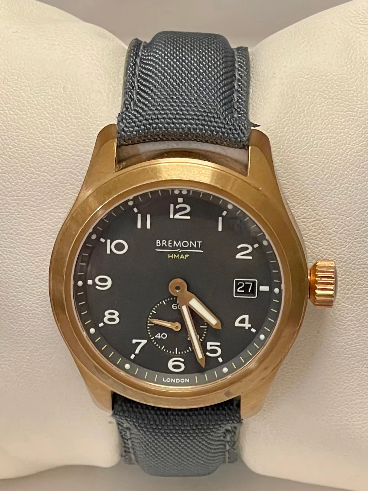 BREMONT Chronometre Solid Bronze Waterproof Automatic Wristwatch-$10K APR w/COA!