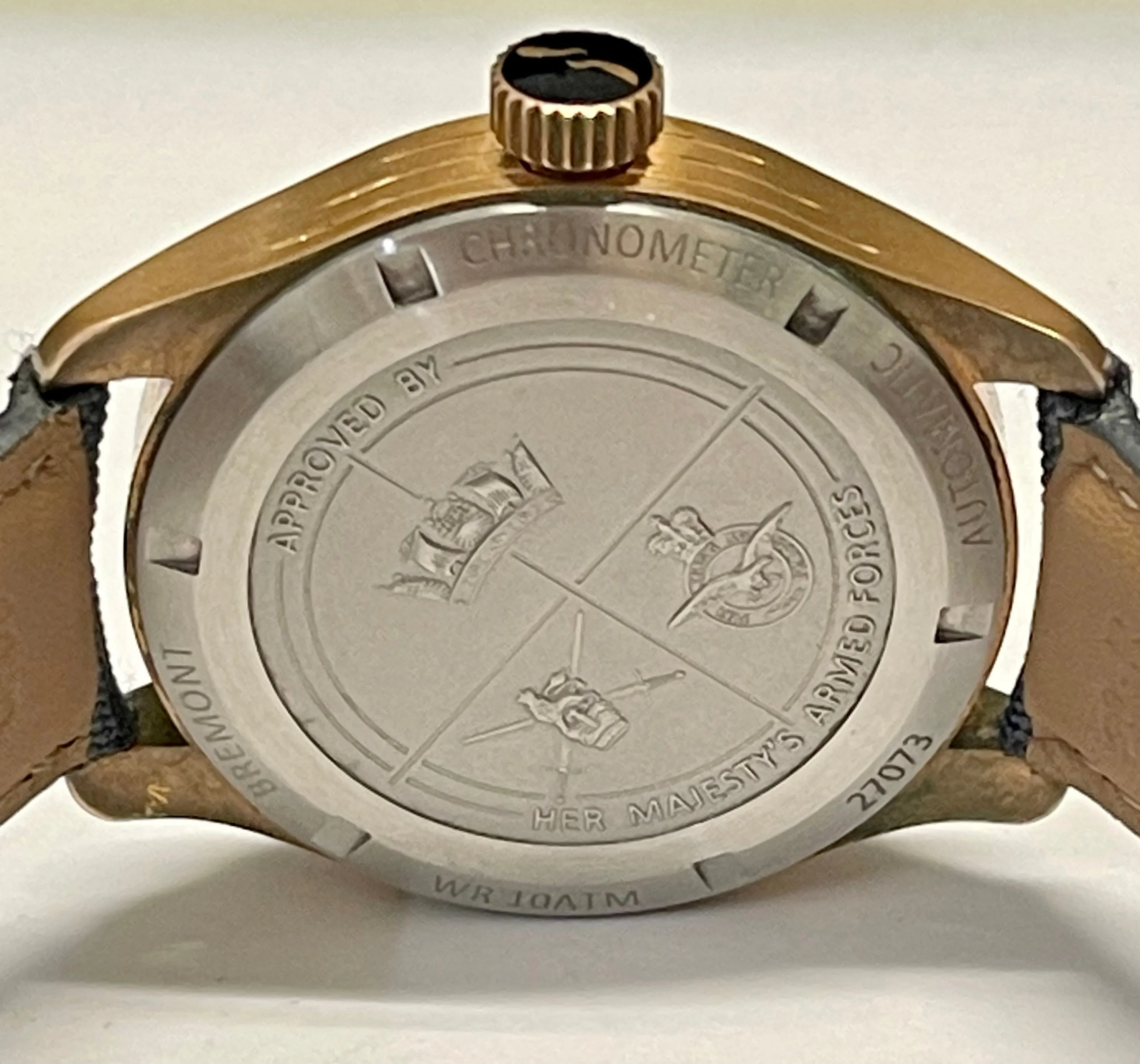 BREMONT Chronometre Solid Bronze Waterproof Automatic Wristwatch-$10K APR w/COA!