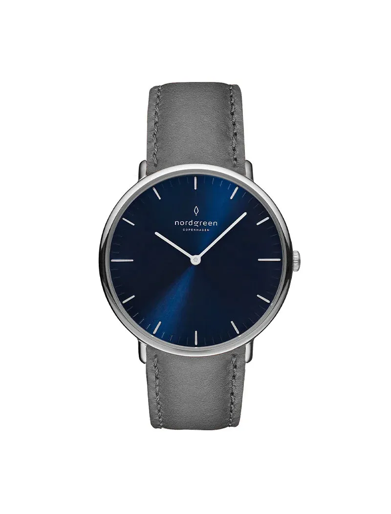 Brown leather watch
