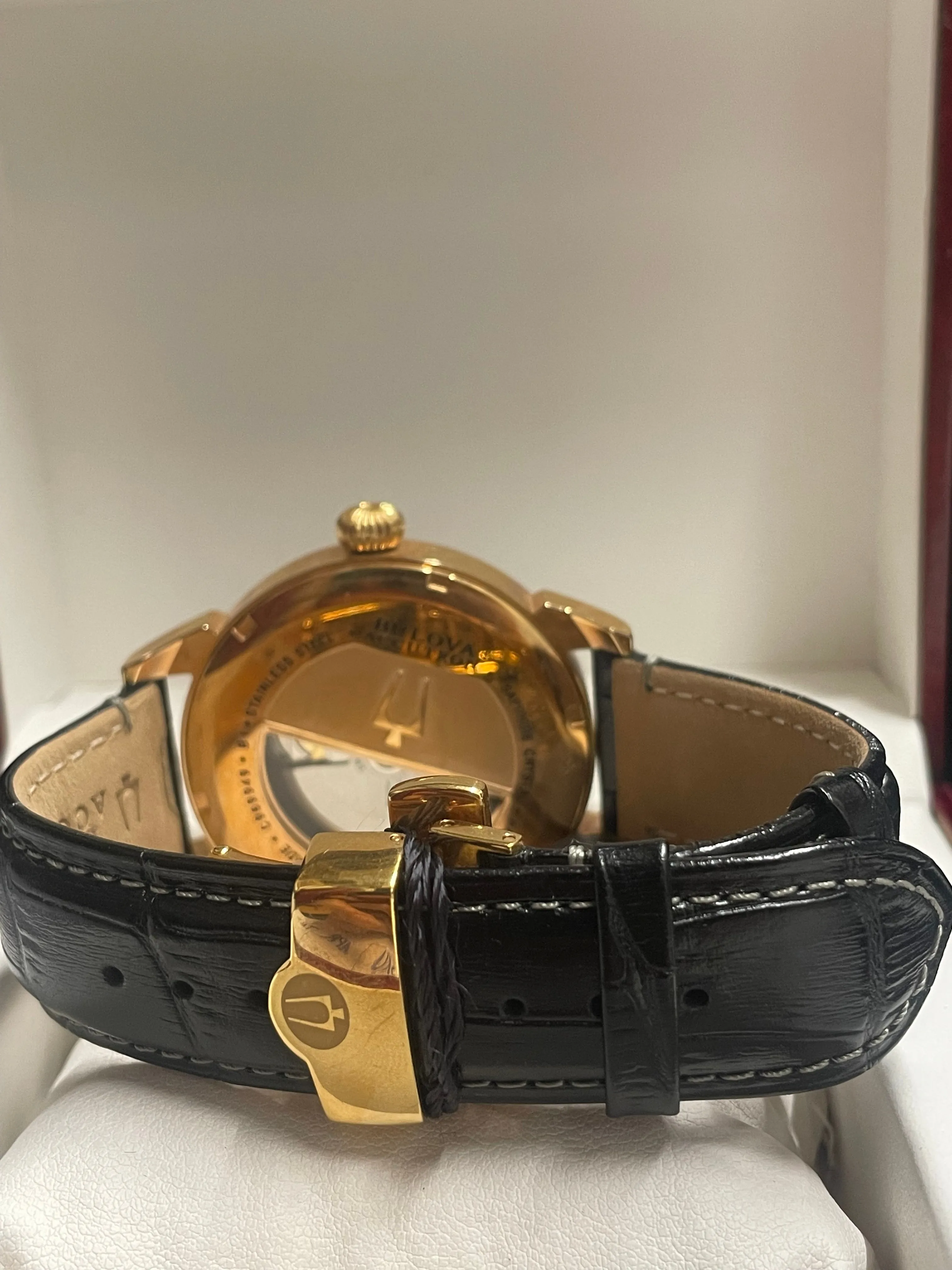 Bulova Accutron, Rose Gold Tone, Skeleton Back, Men's Watch - $3.5K APR w/ COA!!