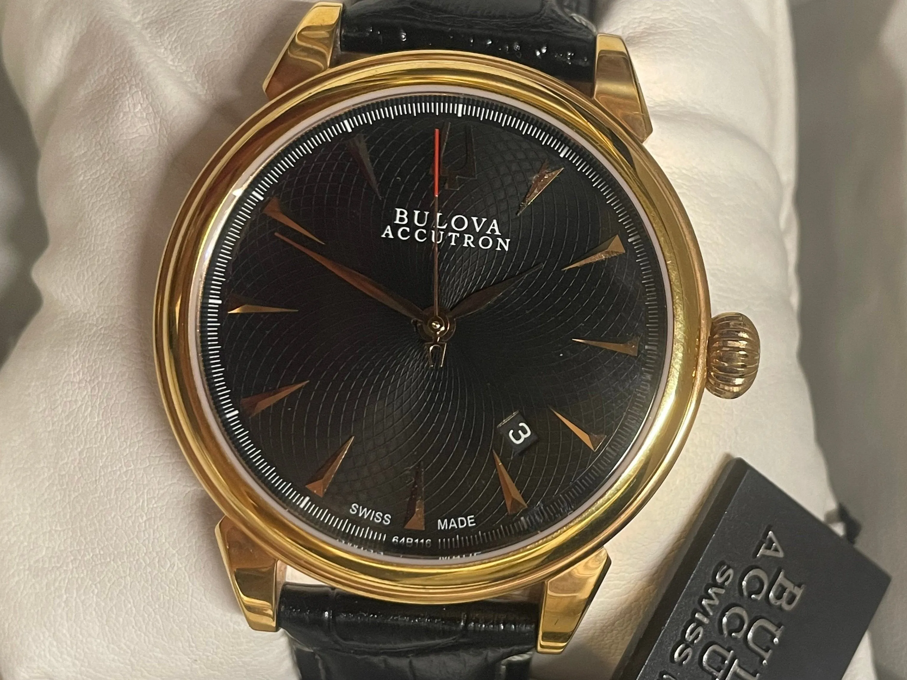 Bulova Accutron, Rose Gold Tone, Skeleton Back, Men's Watch - $3.5K APR w/ COA!!
